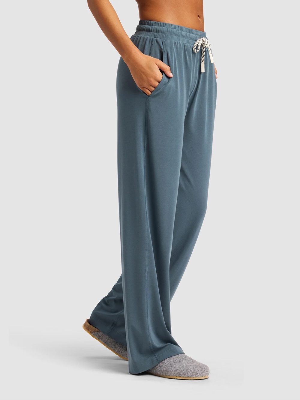 Cozy Earth Studio Wide Leg Pant Color Dawn Sz Small - Picture 2 of 8